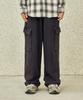 BALLUTE Washed Dying Cargo Sweat Pants (Navy)