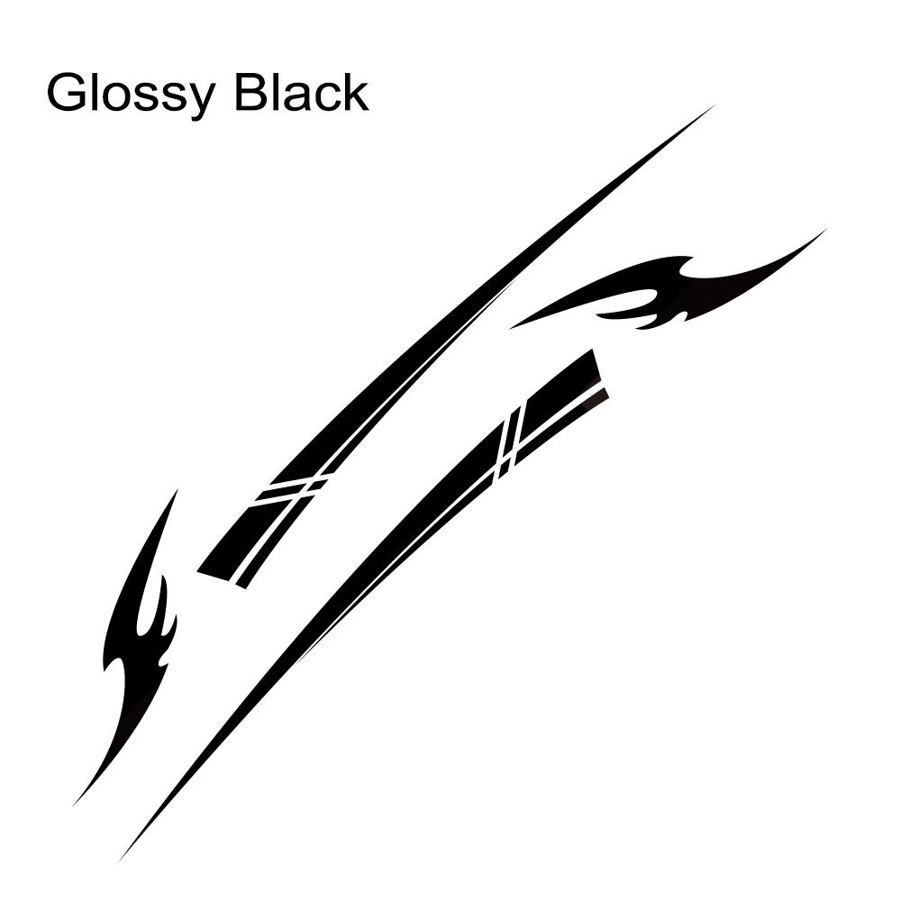 Car Hood Cover And Door Sticker Car Body Vinyl Film Decals Long Racing Sports Graphics Tuning Accessories For Honda Civic