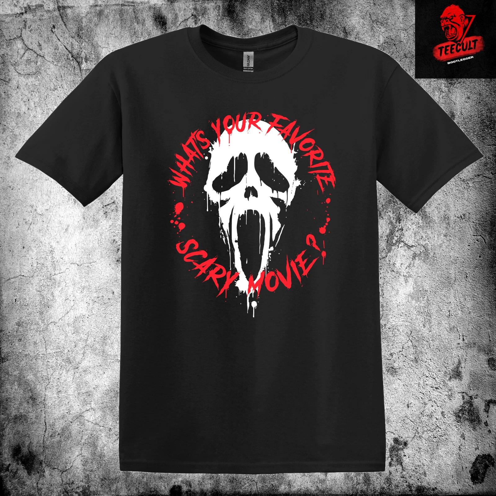 Men s and Women s T-shirts What s your favorite scary movie? Ghostface Scream Unisex L