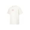 Li Ning Pattern Printed Round Neck Short Sleeve T-Shirt Unisex T-Shirts Off-White AHST653-1