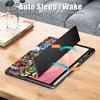 For Samsung Tab S11 Case Trifold Paint Acrylic Hard Back Smart Cover For Funda Galaxy Tab S11 11 inch Case with Pen Holder