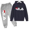 2025 Frühling und Herbst Kinder Jungen und Mädchen Lässiges Sportoberteil + Hose 2-teiliges Mädchen-Anzug 3-14 Jahre Outdoor Jogginganzug