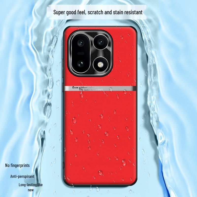 OnePlus 15 Liquid Leather Waistline Case - High-End, Durable, Simple Business Design