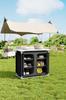 Folding Outdoor Kitchen Cupboard Storage Shelf Table