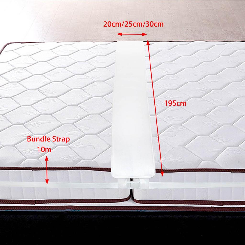 Bed Bridge, Bed Gap Filler Adjustable Mattress Connector Twin to King Converter Kit, for Rooms Bedroom