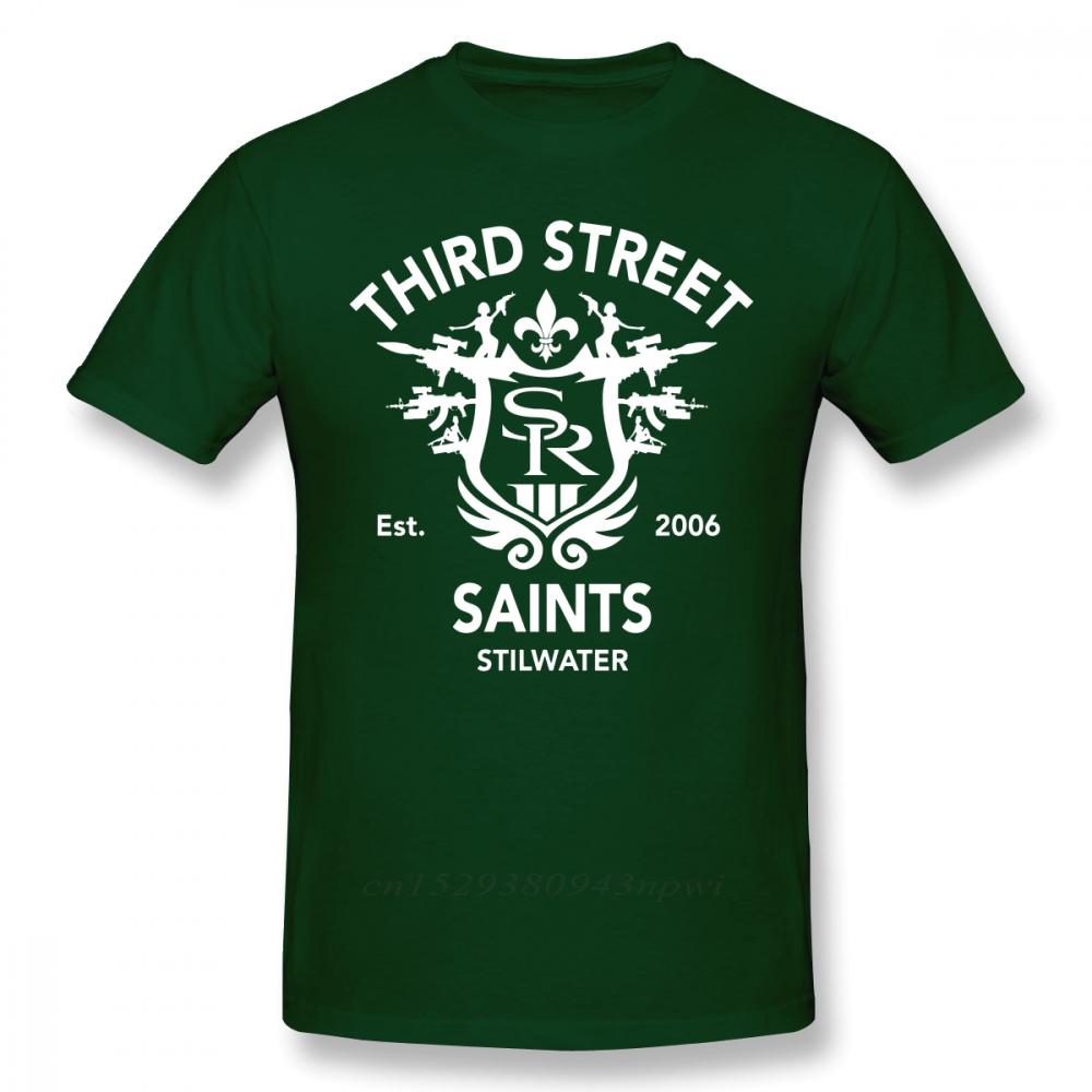 Saints Row T Shirt Saints Row 3 Tribute Emblem TShirt Fashion Tee Shirt Mens Awesome Short Sleeves 100 Cotton Tshirt