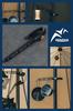 Dirtfreak MIGRATRAIL Add Hanger Large Multi-Hanger with Pipe Clamp and Adjustable Angle, Compact, Lightweight, Portable, for Camping, Outdoor Activiti