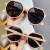 Charm Trend Unisex High Quality Round Frame Popular Sun Glasses Fashion Sunglasses Men Personalized Ins Women Eyewear All-match