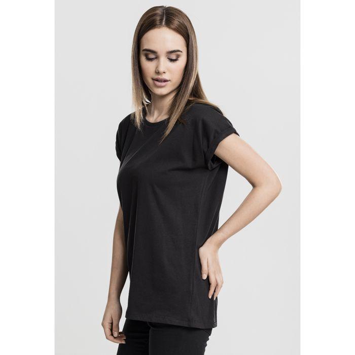 T-shirt femme - Urban Classic - Extended - Noir - Manches longues - 100% coton