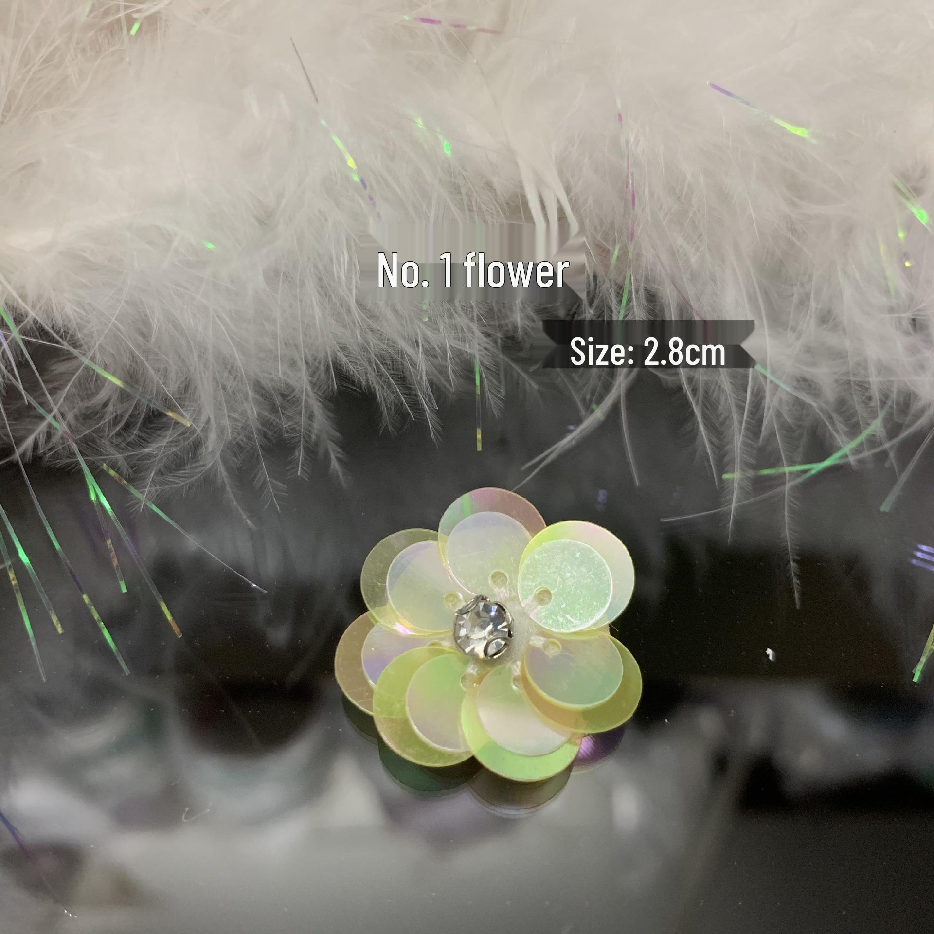

3D Beaded Sequin Crystal Flower Patches for Clothes, Bags, Hats, Shoes, DIY Accessories