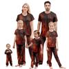 Süßes Familien-Pyjama-Set, Hauskleidung, Familien-Set Kurzarm-Oberteil und Hose