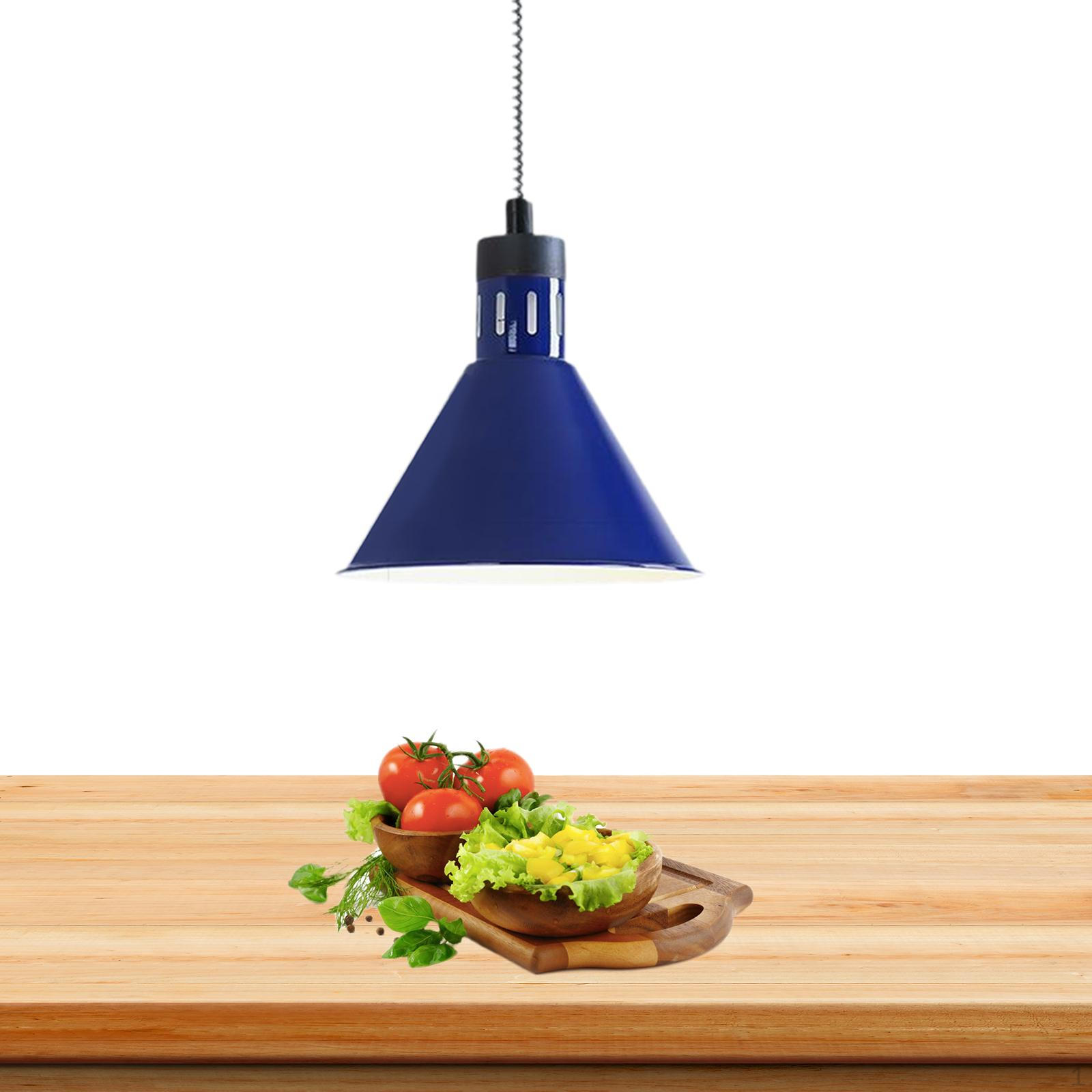 

275 Вт E27 подвесная выдвижная лампа для подогрева пищи, лампа для подогрева шведского стола без лампочки Blue