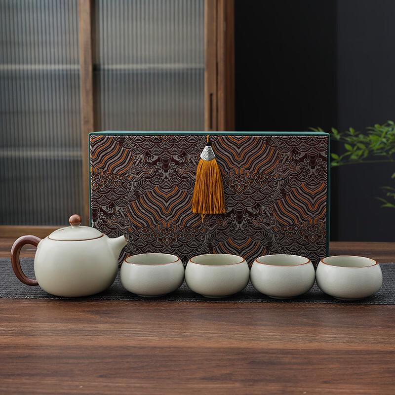 Xiao Ci Xiao Qu Ru Kiln Kung Fu Tea Set