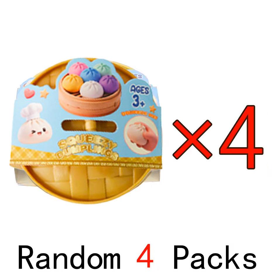 - Glitter Dumpling Squishy with Box Dumplings Sensory Squeeze Toy for Stress Relief Fans Gift
