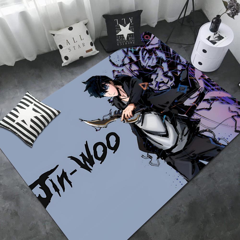 Anime Solo Leveling Maty Pokojowe Tańsze Antypoślizgowe Nowoczesny Salon Balkon Drukowane Nowoczesny Wystrój Domu