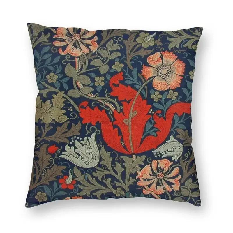 Vintage Floral Cushion Cover 40x40cm Velvet Modern Pillow Cases for Sofa