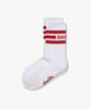 Diadora Striped Mid-Quarter Socks Red