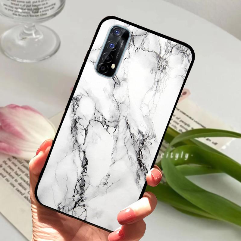 Pro Realme 7 4G 5G RMX2155 Pouzdro Kryt telefonu Silikonové Měkké TPU Zadní kryty pro Realme 7 Pro Pouzdro Realme7 RMX2151 Nárazník Fundas