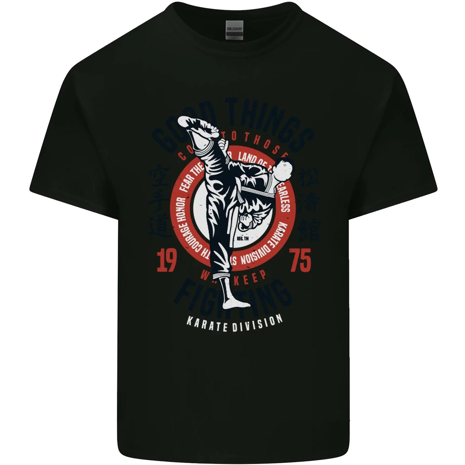 Karate Good Things Mixed Martial Arts MMA Kids T-Shirt Childrens S