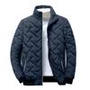 New Men's Jacket Autumn and Winter Cotton-padded Clothes Trendy Short Stand-up Collar Light Cotton-padded Clothes