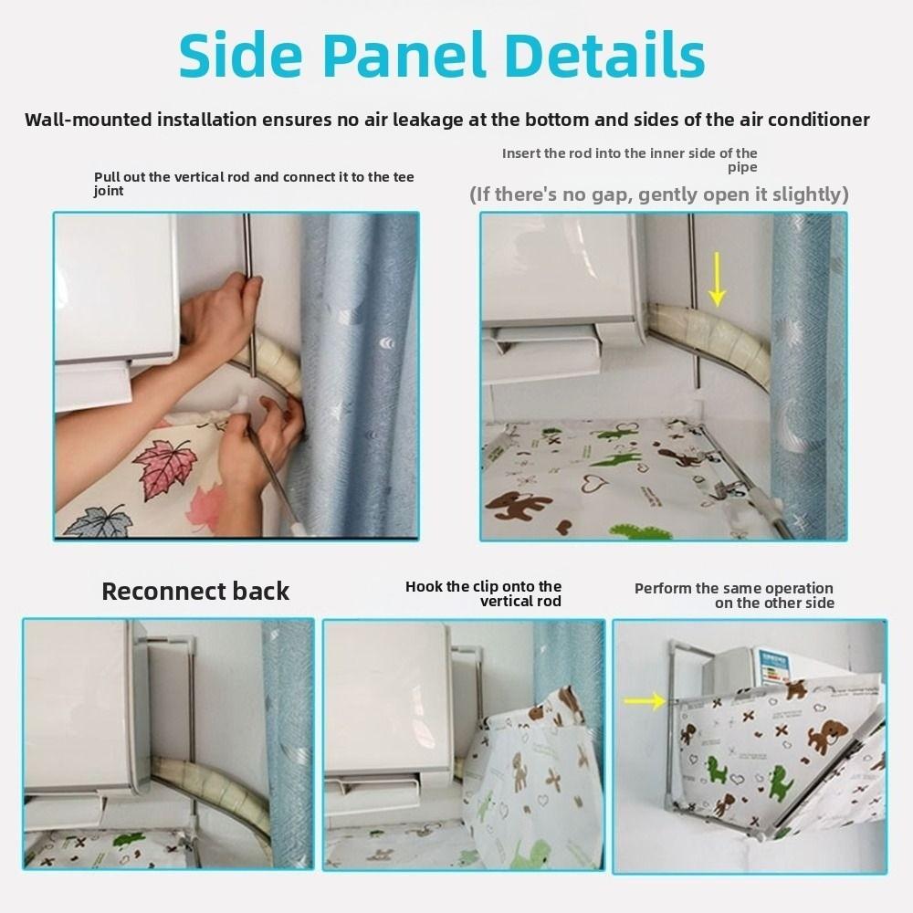 Hanging Air Conditioner Windshield Silent Wind Direction Baffle  Pregnant Women