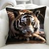 Car Living Room Sofa Cushion Cover Wildlife Pattern Luxury Home Decor Pillow Cover