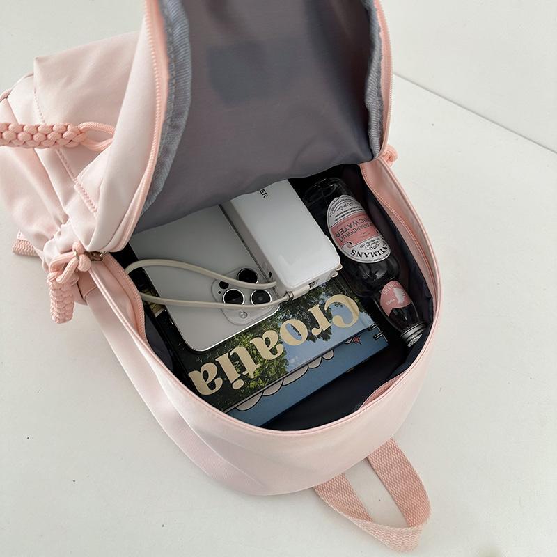 Schoolbag Children's backpack Girls 3rd to 6th grade school bag Elementary school milk Huhu waterproof make-up class travel backpack