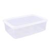 15L Deep Rectangular Plastic Food Storage Container with Double Buckles