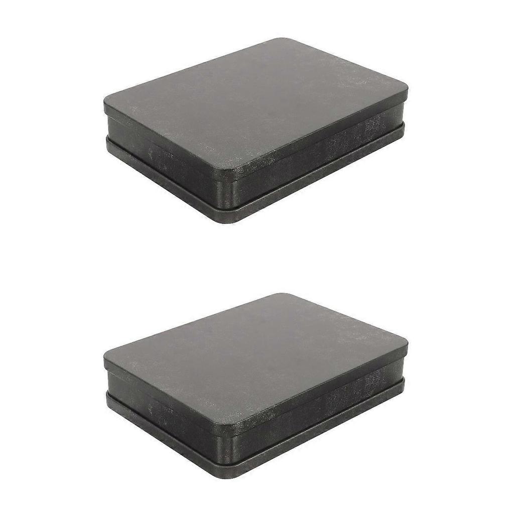 Multi-Use Tinplate Candy Box Envelope Holder for Storage 2Pcs Small Gift Boxes