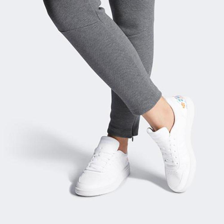 Adidas Hoops 2.0 Embroidered 'White' Women's EE5823