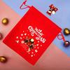 12pcs Christmas Velvet Drawstring Gift Bags - Perfect for Candy Jewelry and Party Favors Fabric Material