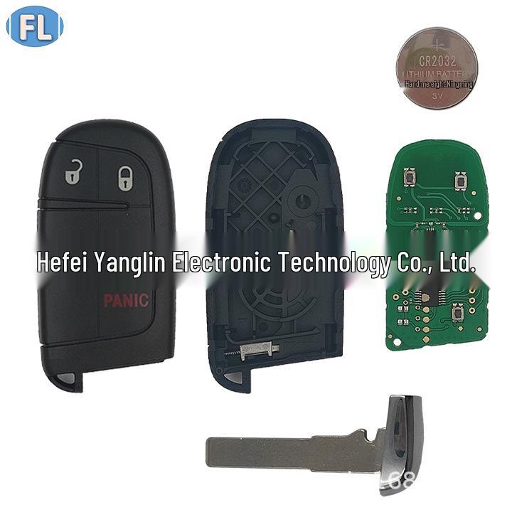 Jeep Renegade Smart Key Fob: 2+1 Button, 433MHz, 4A Chip