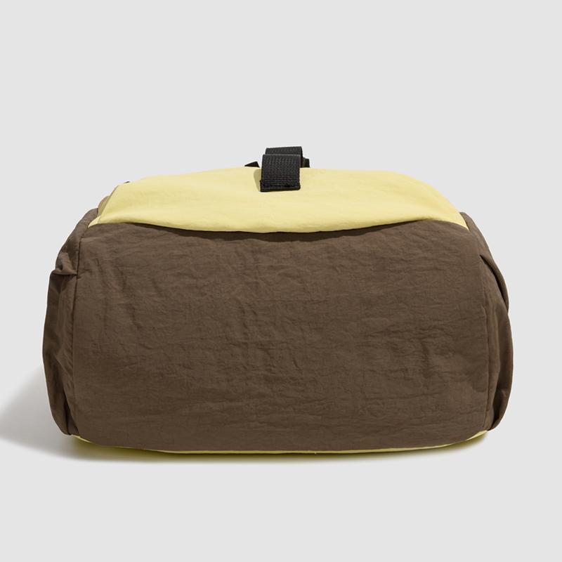 Contrast Color Student Schoolbag Women's Backpack Travel Bag