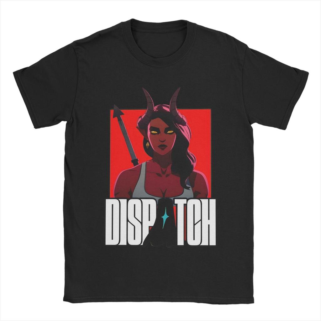 Summer Mecha Men Robert Robertson Dispatch Game  T Shirt For Unisex  Pure Cotton T-shirts Short Sleeve Tops