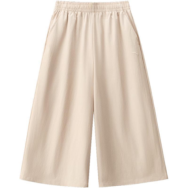 Anta Women s Quick-Dry Wide-Leg Capri Pants 170/L
