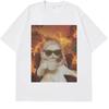 I Chill Cat Xmas Funny Cat Meme Tshirt Unisex Women Casual and Loose Tshirt Summer Cotton Hiphop Aesthetic Fashion Tshirts Tops