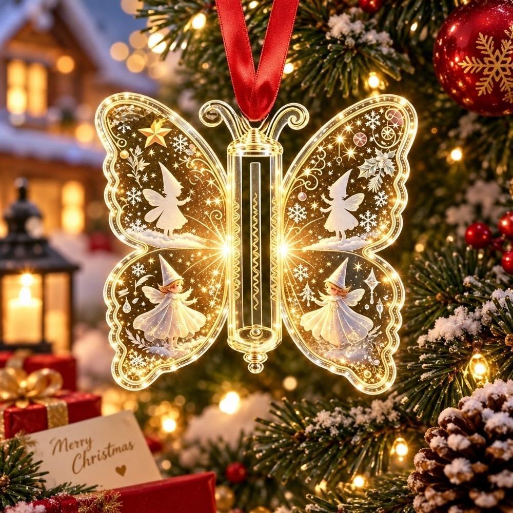 Transparent Acrylic Money Holder Snowman Butterfly Hanging Decorations Home Decoration