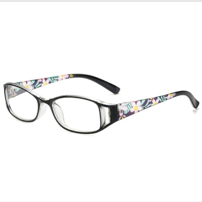 Reading Glasses Women Printed Reading Glasses Anti Blue Light Eyeglasses Unisex Black Glasses Men 3.5