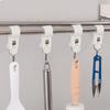 4-12pcs Tube Clamp Hook Kitchen Bathroom Multi-function Hanger Hook Clasp Towel Rack Pipe Clip Hooks Removable Clamp Towel Hooks