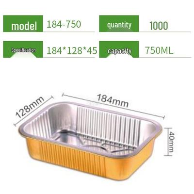Einweg-Aluminiumfolien-Essensbox
