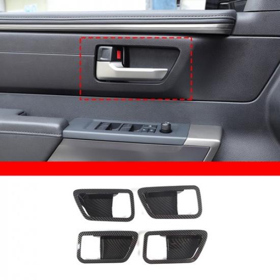ABS Carbon Fiber Inner Door Bowl Trim Cover For Toyota Tundra/Sequoia -24