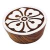 Floral Indian Scrapbook Stempel Holz Druckblock Kunst braun Briefmarken für
