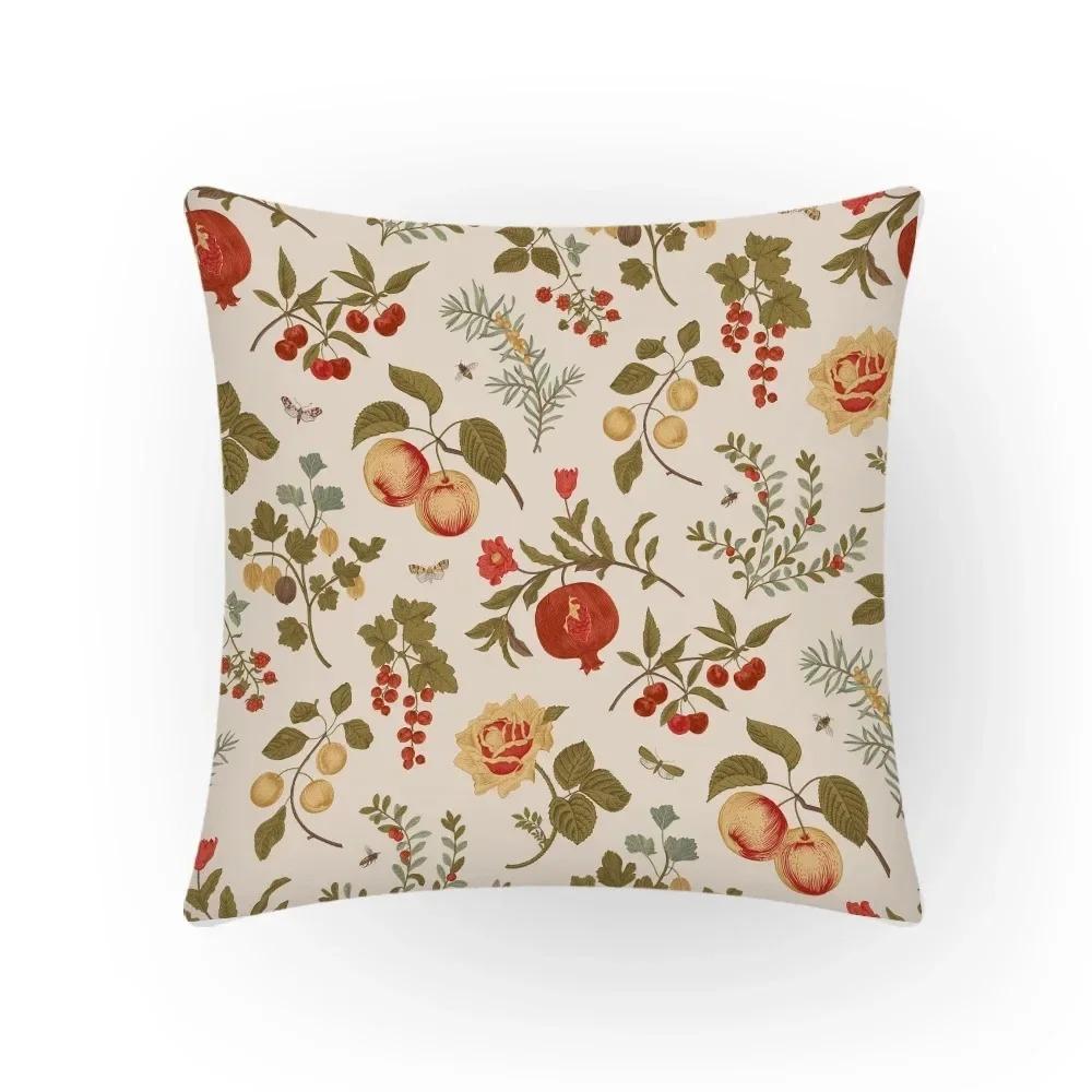 

Офисный диван Простой Наволочка с рисунком свежих фруктов Домашнее украшение Наволочка 40x40cm
