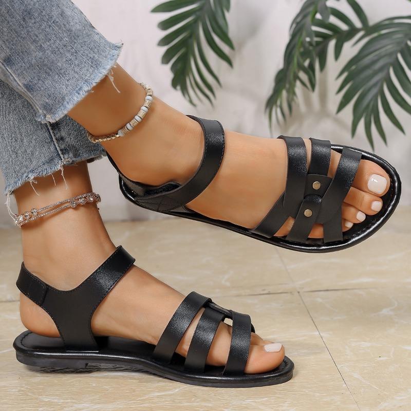 

Flat-bottomed sandals women s summer casual versatile comfortable flat-bottomed fashion versatile beach shoes 36