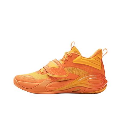 Li Ning Niños Baloncesto Star Energy 1 Cómodas Moda Transpirables Zapatillas de Baloncesto de Caña Baja Zapatillas para Niños Naranja Sol YKBV116-5
