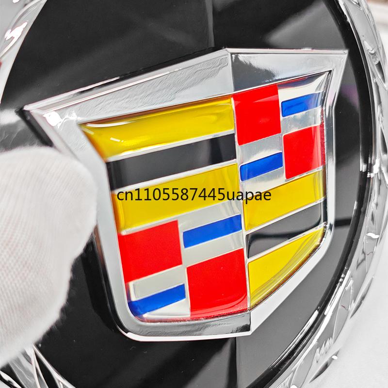 14.2CM Car Front Grille Center Emblem Badge Sticker for Cadillac Escalade 2007 2008 2009 2010 2011 2012 2013 2014 Accessories