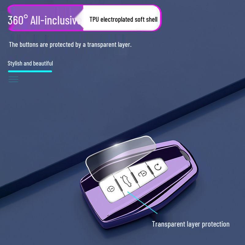 Geely Binyue COOL Key Protective Shell with Full Wrap Transparent Design for 2023 Model