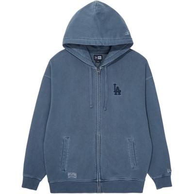 New Era FW25 MLB Los Angeles Dodgers Rebellious Academy Series Washed Zip-Up Long Sleeve Casual American Sweatshirt Unisex Sweatshirt 14726681