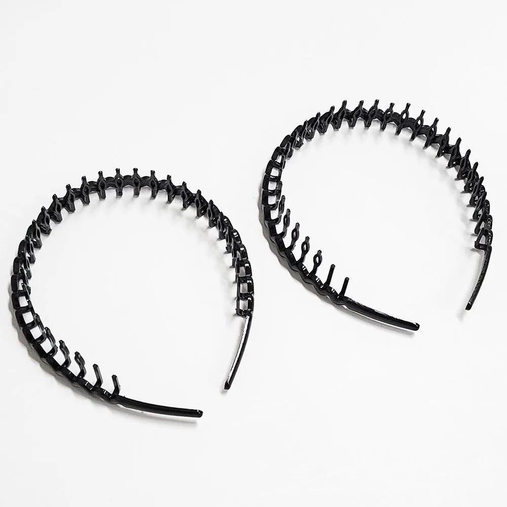 Headband plastic waves dense