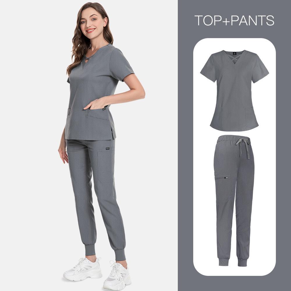 Women'S Handclothes Beauty Salon High Quality Thickened Spa Private Hospital Doctor Nurse Overalls Cleaning Uniform